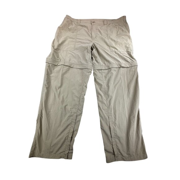 ExOfficio Mens Insect Shield Convertible Nylon Khaki Pants XXL 44-46 hiking - Picture 1 of 10